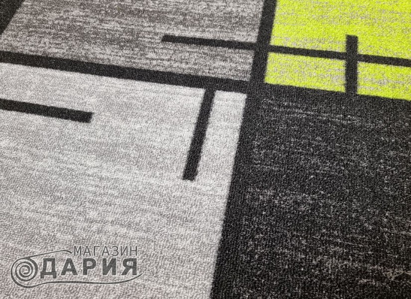 Мокетена пътека ERIKA 8010 grey/green